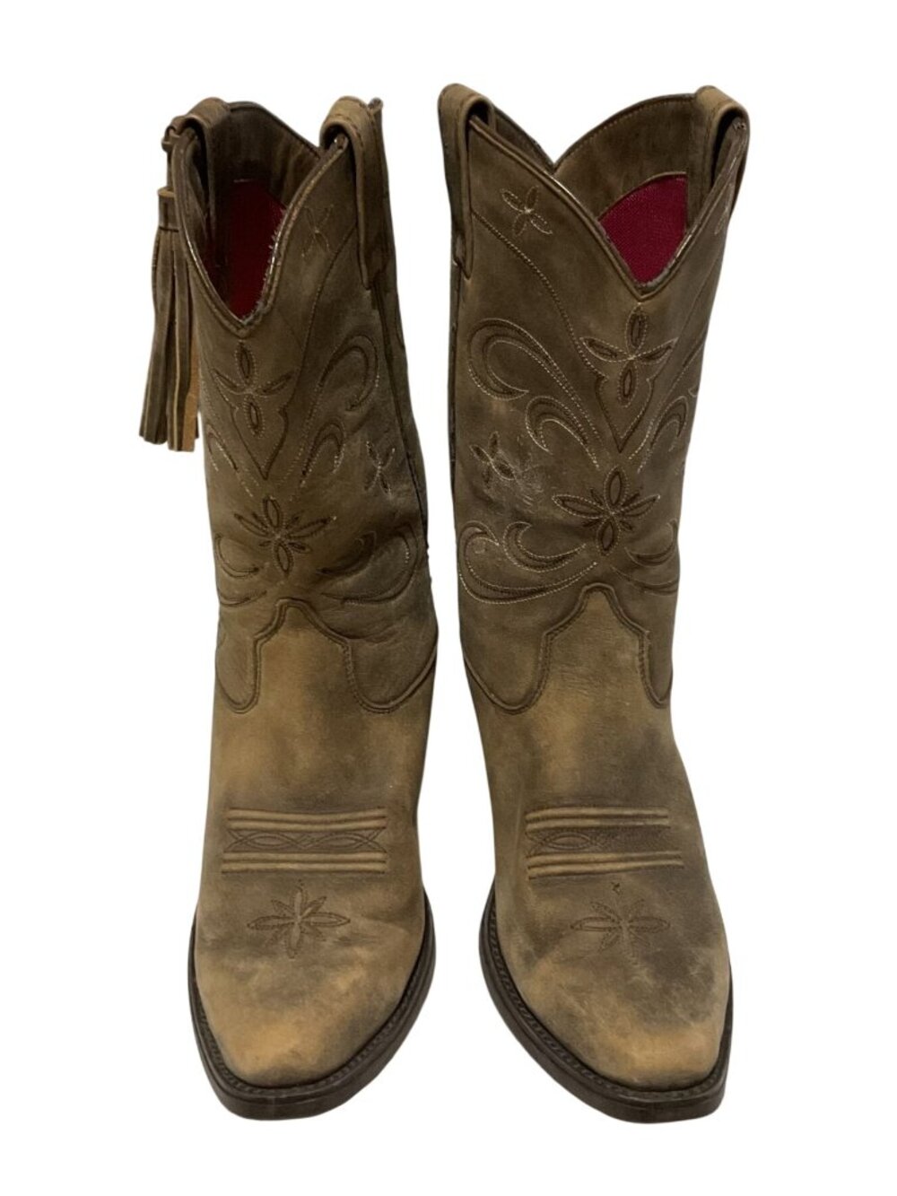 Ariat Sage Stars Distressed Leather Western Boots US Size 9b 13629 Womens